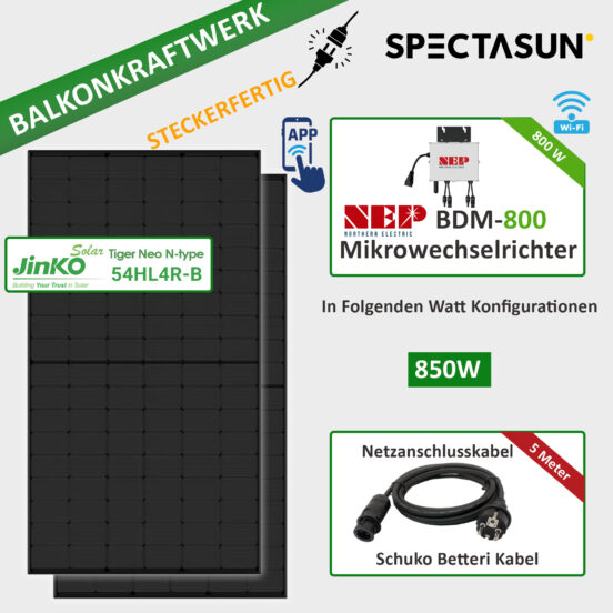 Balkonkraftwerk - Jinko Full Black