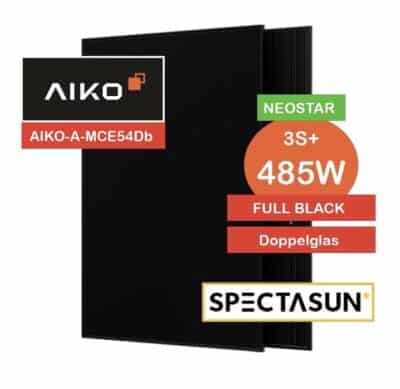AIKO 485W Doppelglas Full Black A485-MCE54Db Neostar 3S+ - Solarmodul