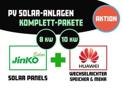Winteraktion - 8KW und 10KW Jinko + Huawei PV Anlage