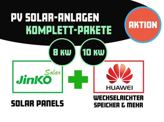 Winteraktion - 8KW und 10KW Jinko + Huawei PV Anlage